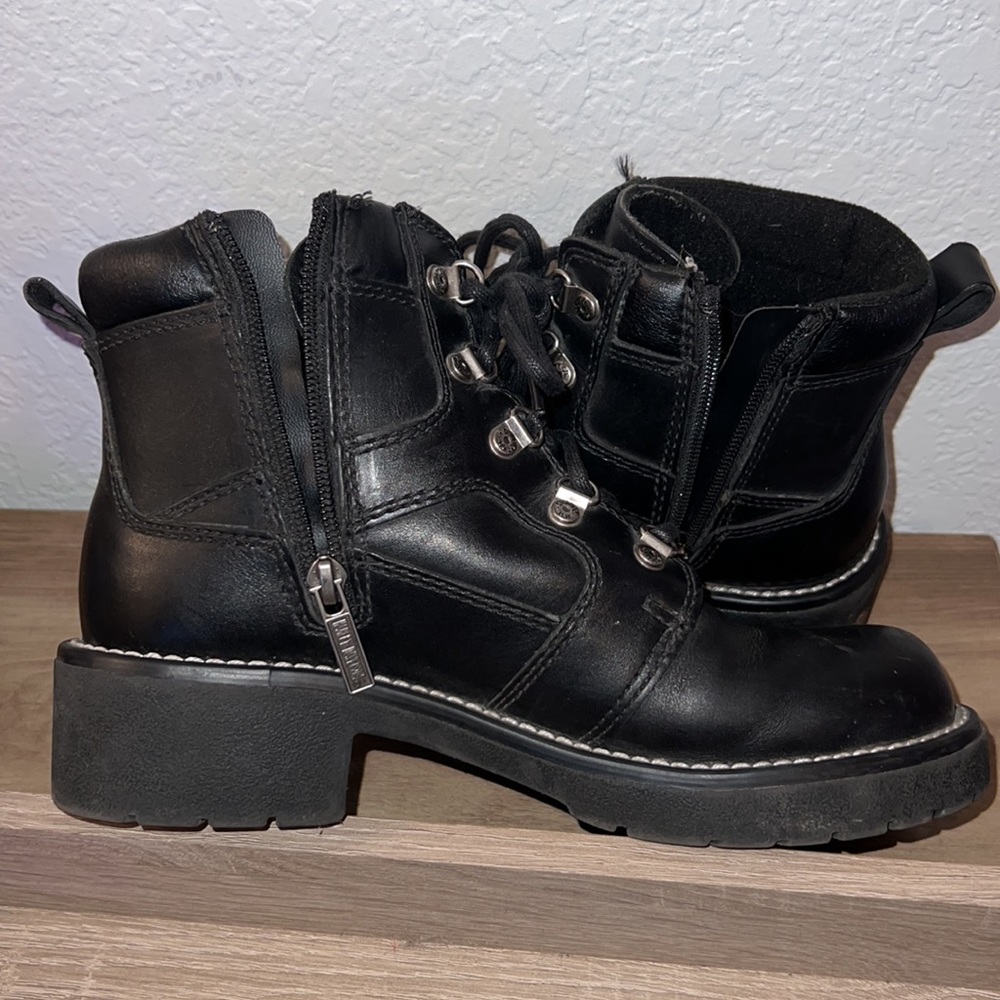 Harley Davidson lace up boots